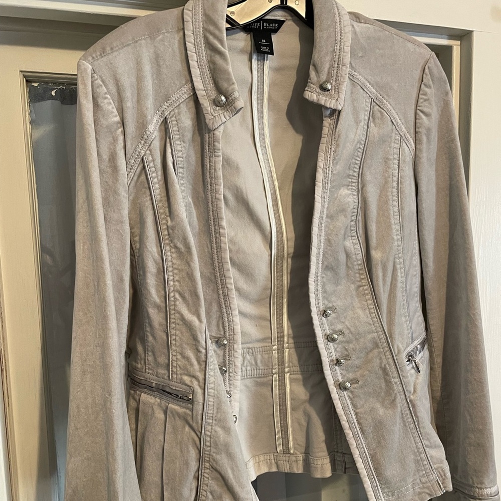 WHBM velvet jacket